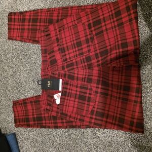 YMI Red Plaid Women Jeggings